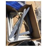 Assortment garage shelf brackets