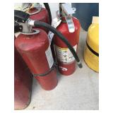 3 fire extinguishers