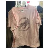 Girls Pink T Shirt "Wonder Girls" sz M