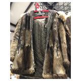 Fur Jacket w/ Hood Worn from Alaska Furrier, M