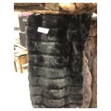 1 Black Fur Blanket
