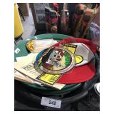 3 Gold Pans, Hat, Squeeze Bottle