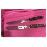 2 Cutco Knives