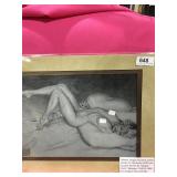 Copy of Print - Vargas Girls - Fur Blanket & Candy