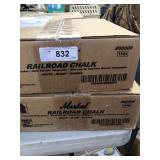 2 boxes of 144 piece railroad chalk