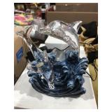 2 Dolphin display pieces, light up