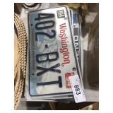 Assortment of license plates