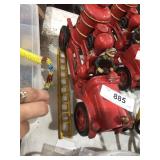 Cast iron fire truck