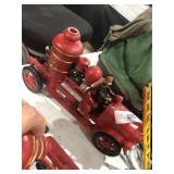 Cast iron fire truck