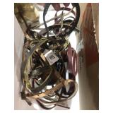 Assortment of collars and harnesses for small