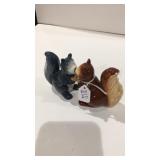 Kissing squirrels S & P shakers