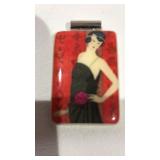 Measuring Tile pendant double-sided