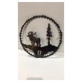 Laser cut loose wall art w/ Chain Saw Frame