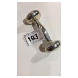 Sterling Baby Bar Bell Rattle  tw 43.1 g