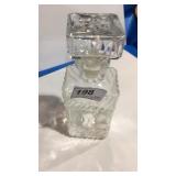 Square Glass Decanter w/ Stopper