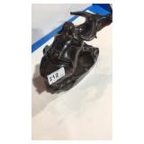 Caved Wood Boy on Musk Ox     Wood is