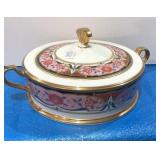 VTG Noritake golden procession casserole dish w/ l