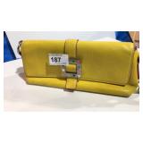 Yellow Brand Name Purse Used