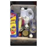 Bin of Mostly Garden Supplies