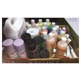 Box Full of Tempera & Other Paints