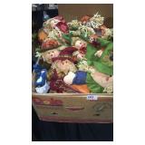 Holiday Fabric Scarecrows