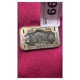 .999 1oz Silver Bar - Buffalo