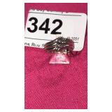 Sterling Ring w/ Wrapped Design sz 5.5