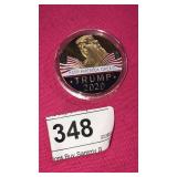 24k Colorized 2020 Trump Challenge Token