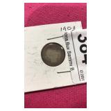 1903 Barber Silver Dime