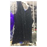 Black Beaded Tank Top sz L
