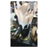 Designer Up Light w/ Flames