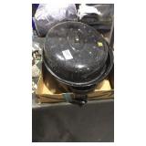Large Older Oval Roaster w/ Lid