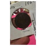 Famous "No Motto" 1864 US Cent - Great Coin