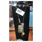 Necklace, Earring & Small Bracelet Set of Wings &