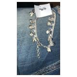 Silver Toned Bracelet w/ Jangle Beads