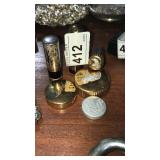 6 Vintage Lipstick and Rouge Containers