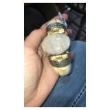 Vintage Bracelet w/ Striped Stone