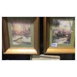 2 Gold Framed Pictures
