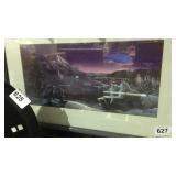 Framed Wolfs on Overlook