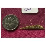 0.5 Grams Natural California River Gold