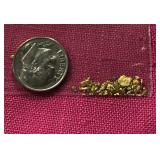0.5 Grams Natural California River Gold