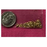 1.1 Grams Natural California River Gold
