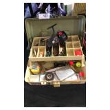 Fishing Box w/ Tackle, Bretton Reel