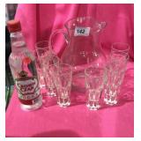 Italian Glass, Pitcher & Spirits