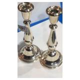 Sterling "Weighted" Tall Candle Sticks tw 1432.3g