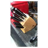 Knives Chicago Cutlery in Knife Block