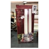 In Box 6 pc Candles & Holders