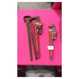 3 Plumbers Wrenches