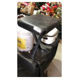 Black Adjustable Bench Seat