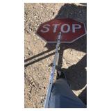Handheld the stop sign